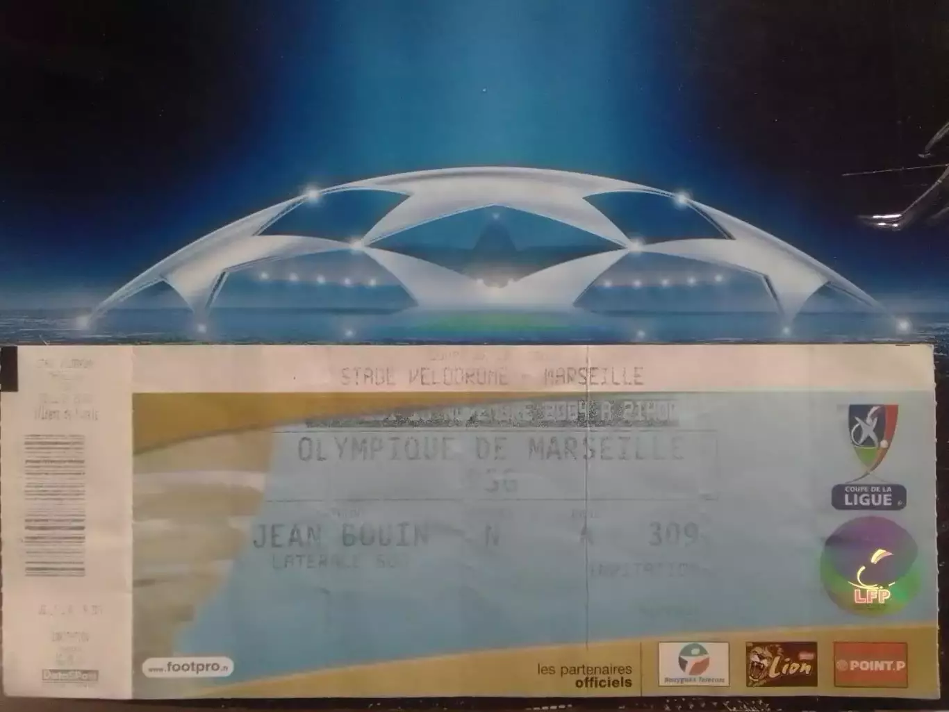 ОLYMPIQUE ОЛИМПИК МАРСЕЛЬ - PSG ПСЖ Париж 10.11.2004. Оптом скидки 30%! Дз