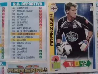 Карточка ARANZUBIA. АРАНЗУБИЯ / ДЕПОРТИВО Іспанія. 2012-13. Оптом скидки 30%