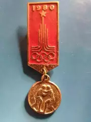 XXII Олимпийские игры Москва 1980. Борьба. Раритет.Оптом скидки до 30%!