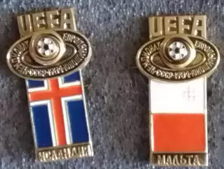 UEFA ЧЕМПИОНАТ ЕВРОПЬІ 1984 в СССР. Юноши ИСЛАНДИЯ. Оптом скидки до 30%!