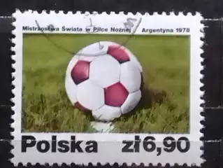 марка Польши.1978. №.2555. Чемпионат Мира Аргентина-78. Оптом скидки до 47%!