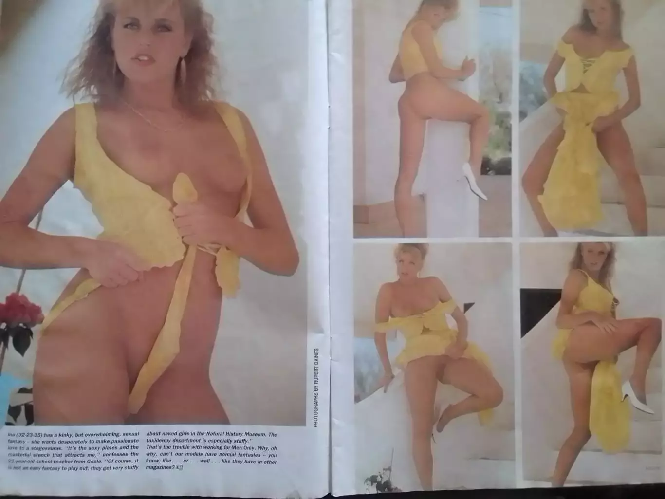 TINA, ТИНА. 5 cтр. MEN ONLY USA 22 Х 30 см. Оптом скидки до 30%! 1