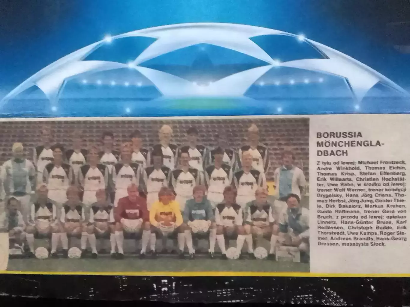 Германские клубы 1989. BORUSSIA Monchenglad. БОРУССИЯ Менх. Оптом скидки до 30%!