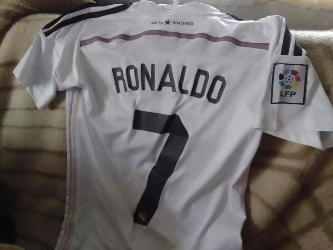 футболка РЕАЛ Мадрид №7 RONALDO. РОНАЛДО. Оптом скидки до 30%! 1