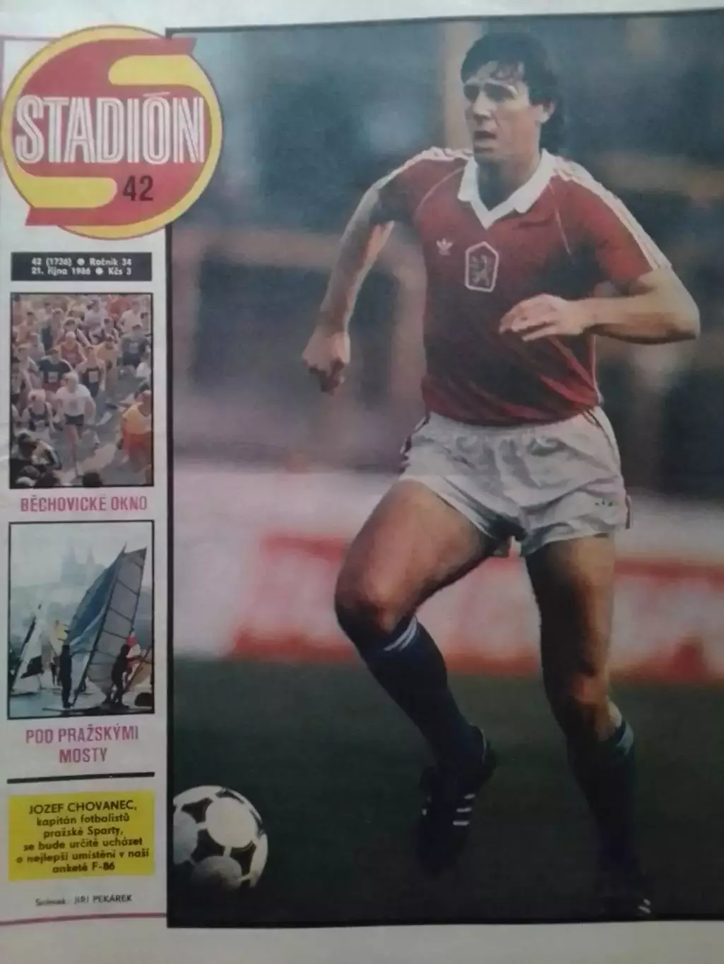 Stadion (Стадион).№ 42.1986 футбол- Елькяер ЛАРСЕН. ТЕННИС. Оптом скидки до 30%