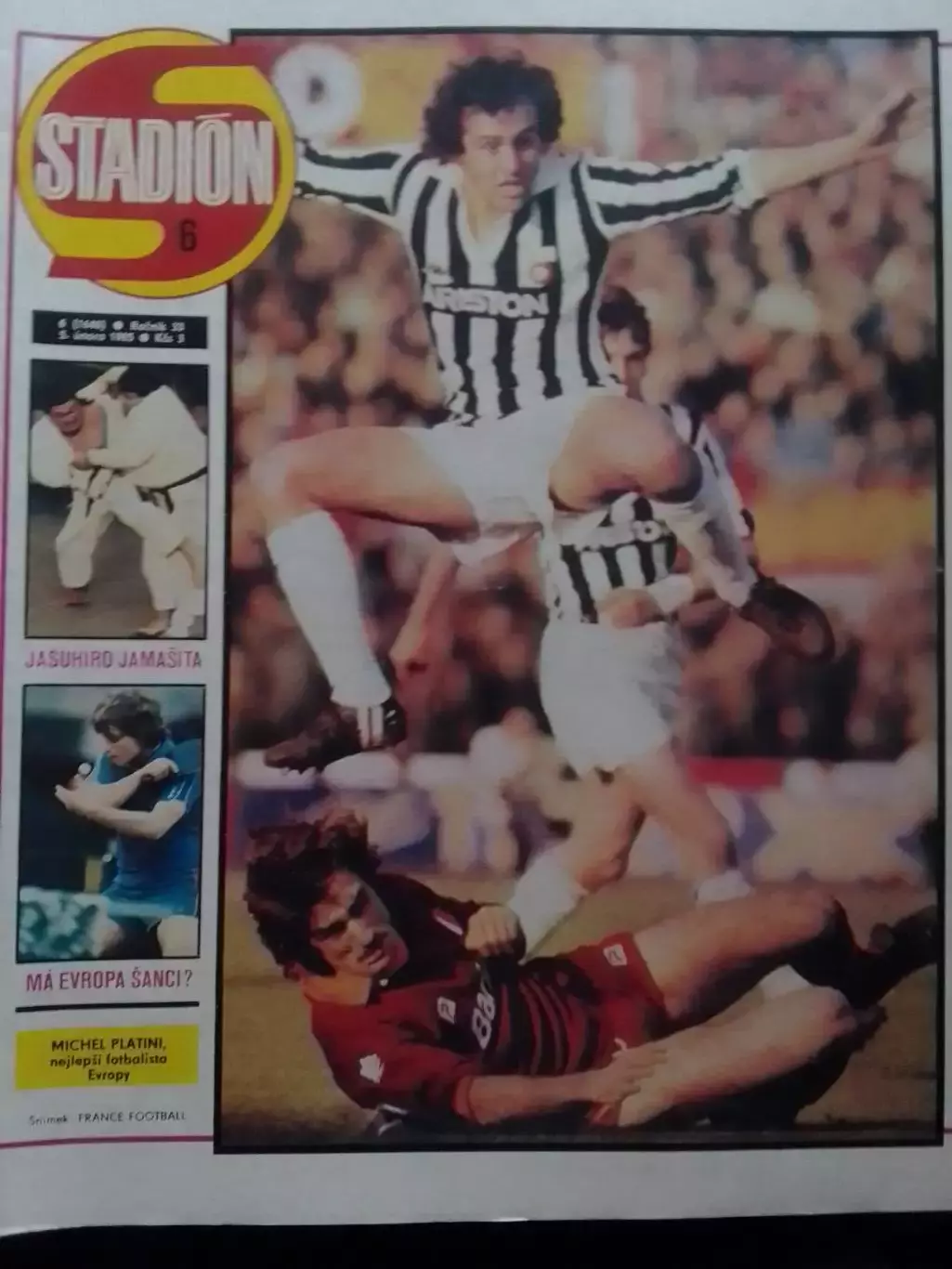 Stadion (Стадион).№ 6 (1648) 1985 (Чех.) Футбол-Мишель ПЛАТИНИ. Оптом cкидки 30%