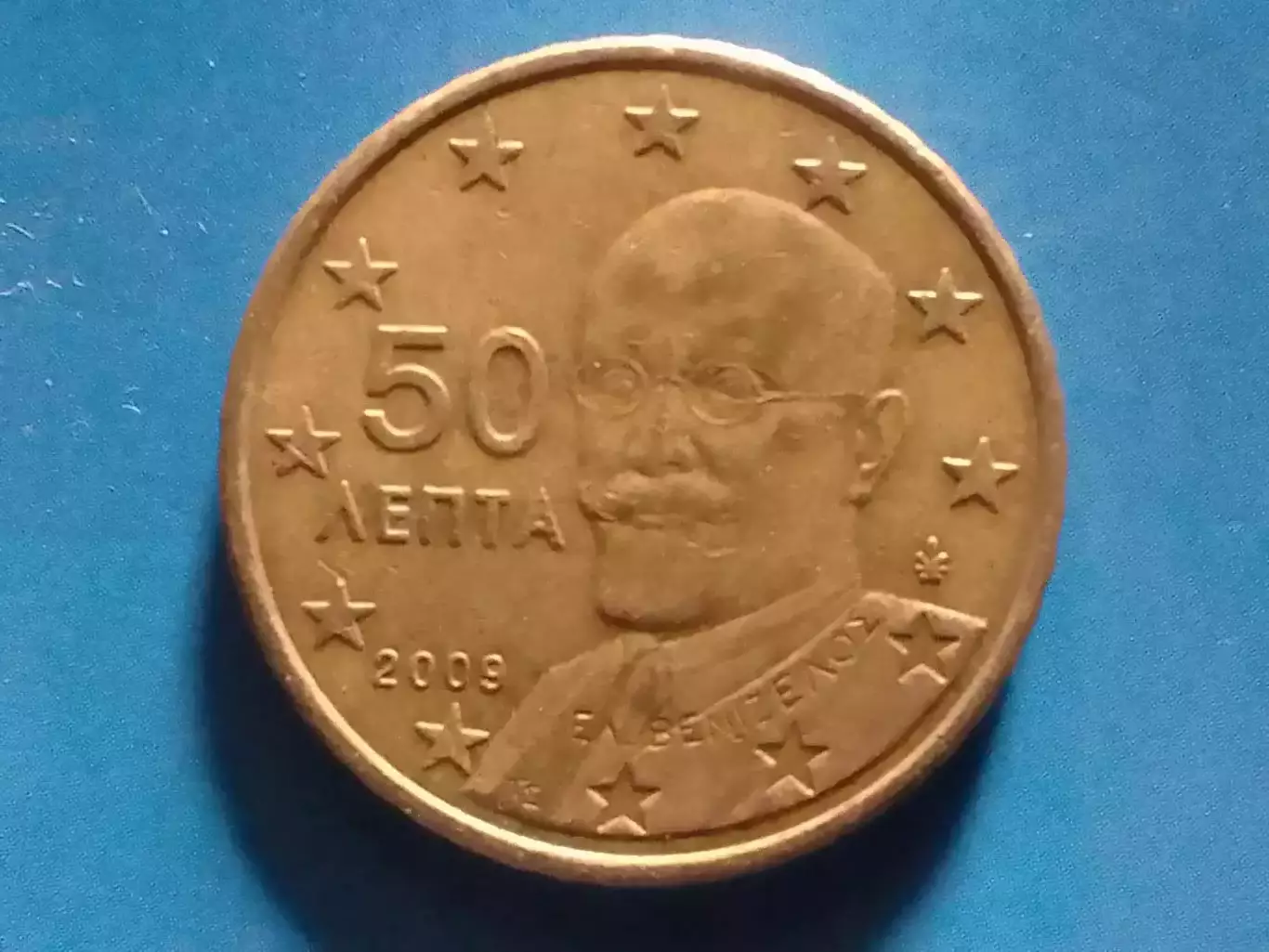 50 Евроцентов. км= 213. Греция.-2009. Оптом скидки до 30%!