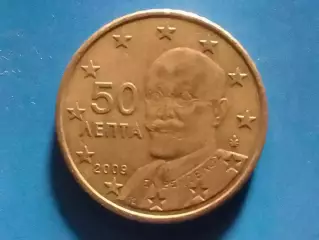 50 Евроцентов. км= 213. Греция.-2009. Оптом скидки до 30%!