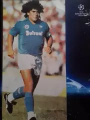 Постер МАРАДОНА. Diego MARADONA (27.5 Х 14.5 см.) Оптом скидки до 30%!