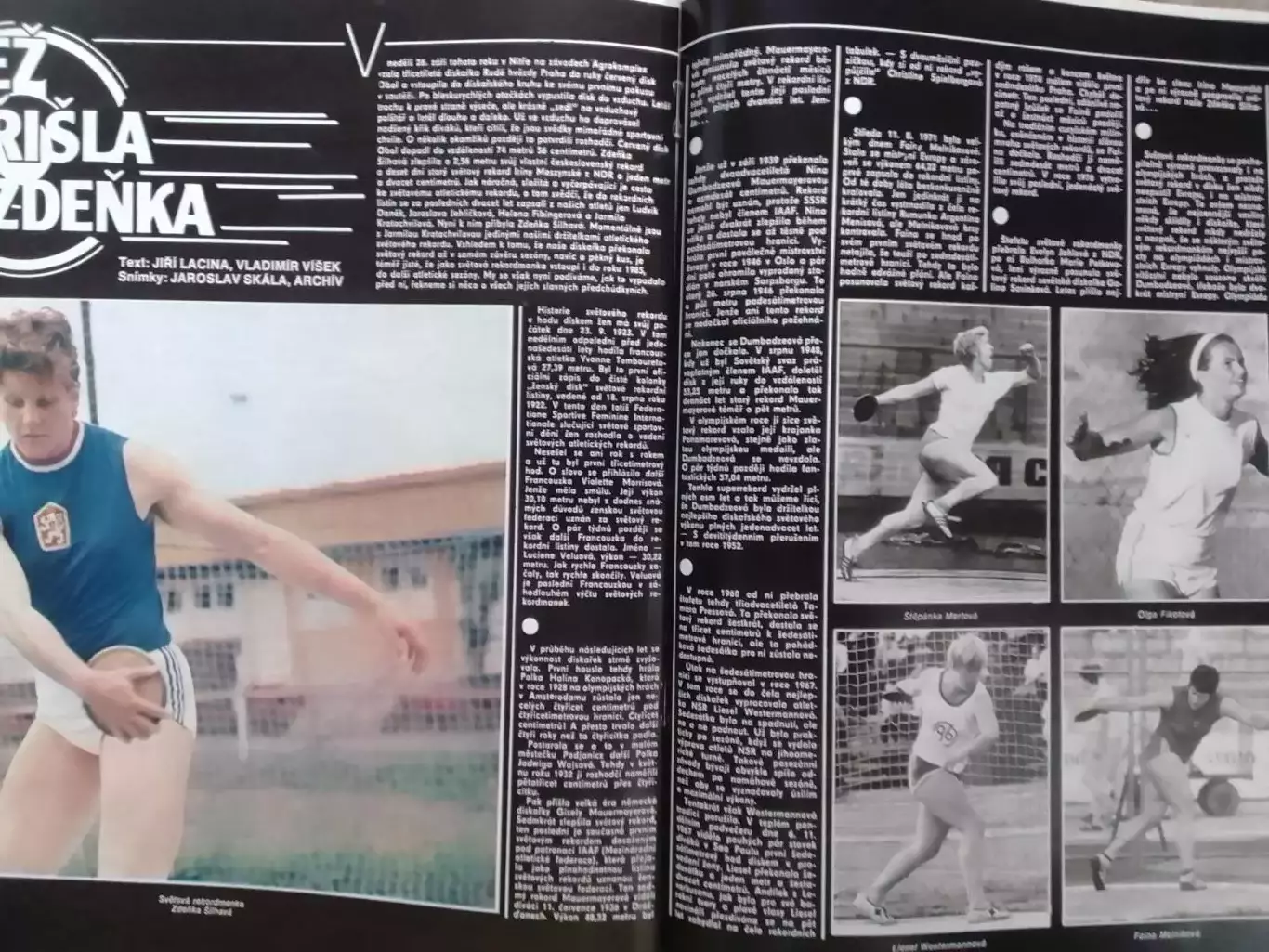 Stadion (Стадион).№33 1984 (Чех.) Людмила АНТОНОВА Раритет Оптом cкидки 30% 1