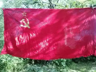 Флаг СССР. 1 х 2 м. Раритет. Оптом скидки до 30%!