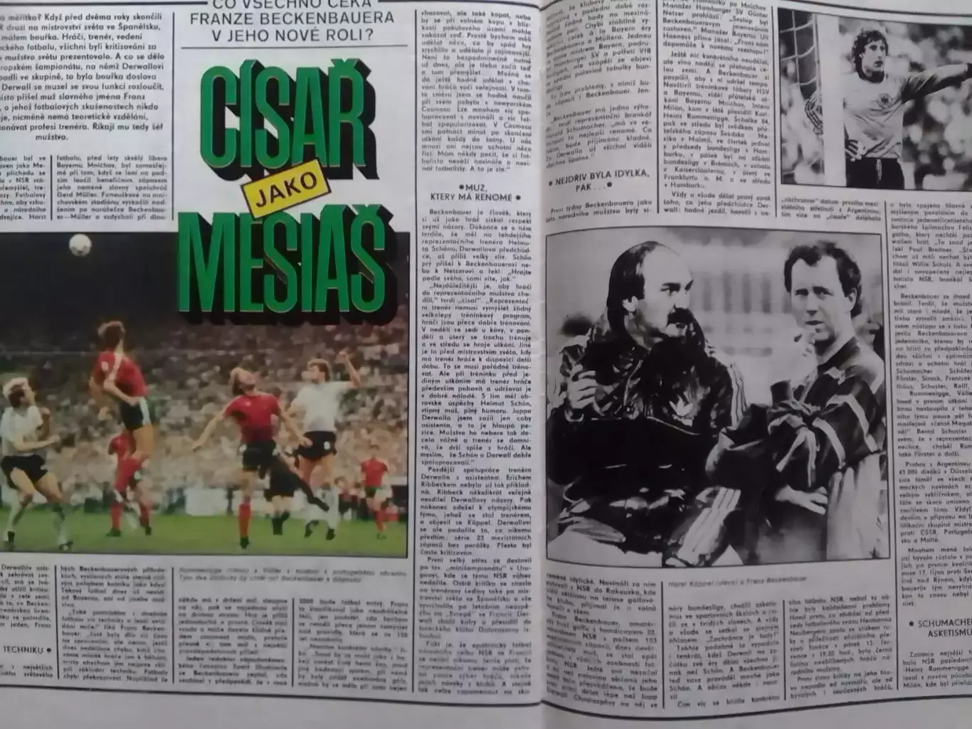 Stadion (Стадион).№45 1984 (Чех.) В.ТРЕТЬЯК, БЕКЕНБАУЕР Раритет Оптом cкидки 30% 4