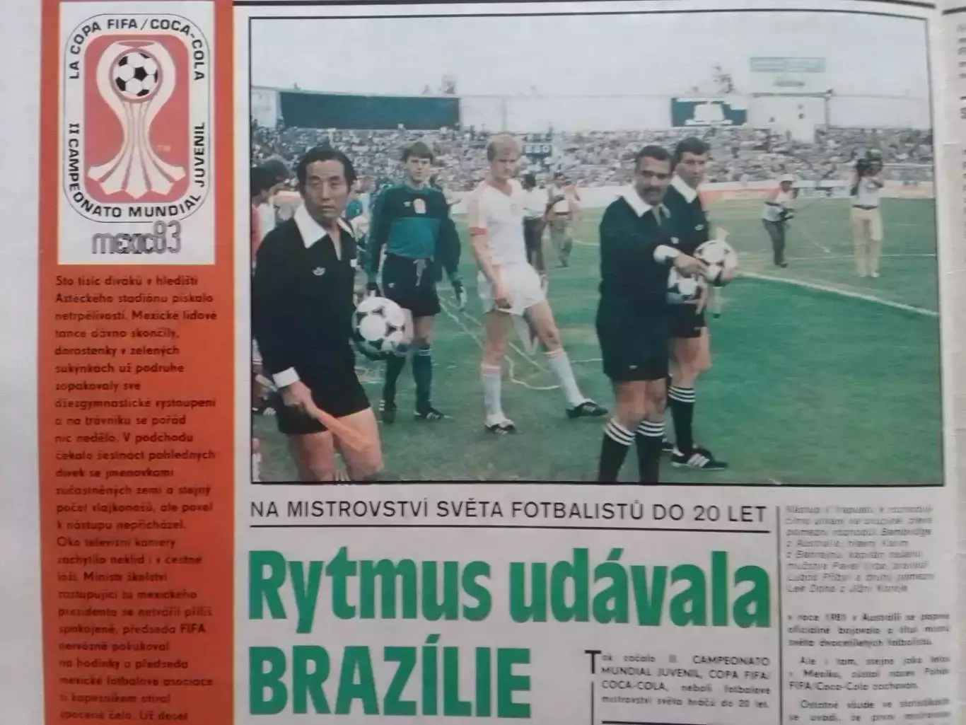 Stadion (Стадион).№ 29 1983 (Чех.) ФУТБОЛ- ЧМ Ю-20. Хоккей. Оптом скидки до 30% 2