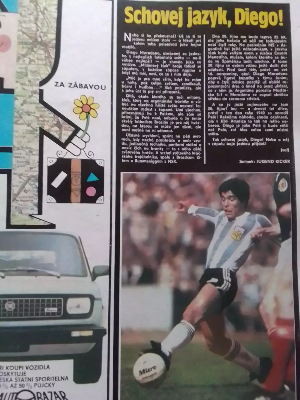 Stadion (Стадион).№ 10 1982 (Чех.) Футбол-Марадона. Лижн.спорт. Оптом скидки 30% 3