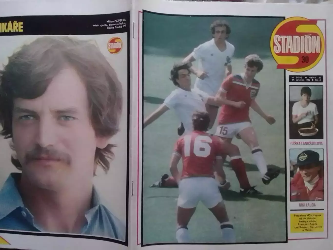 Stadion (Стадион).№ 30 1982 (Чех.) Футбол-Итоги Чемпионат Мира. Оптом скидки 30%