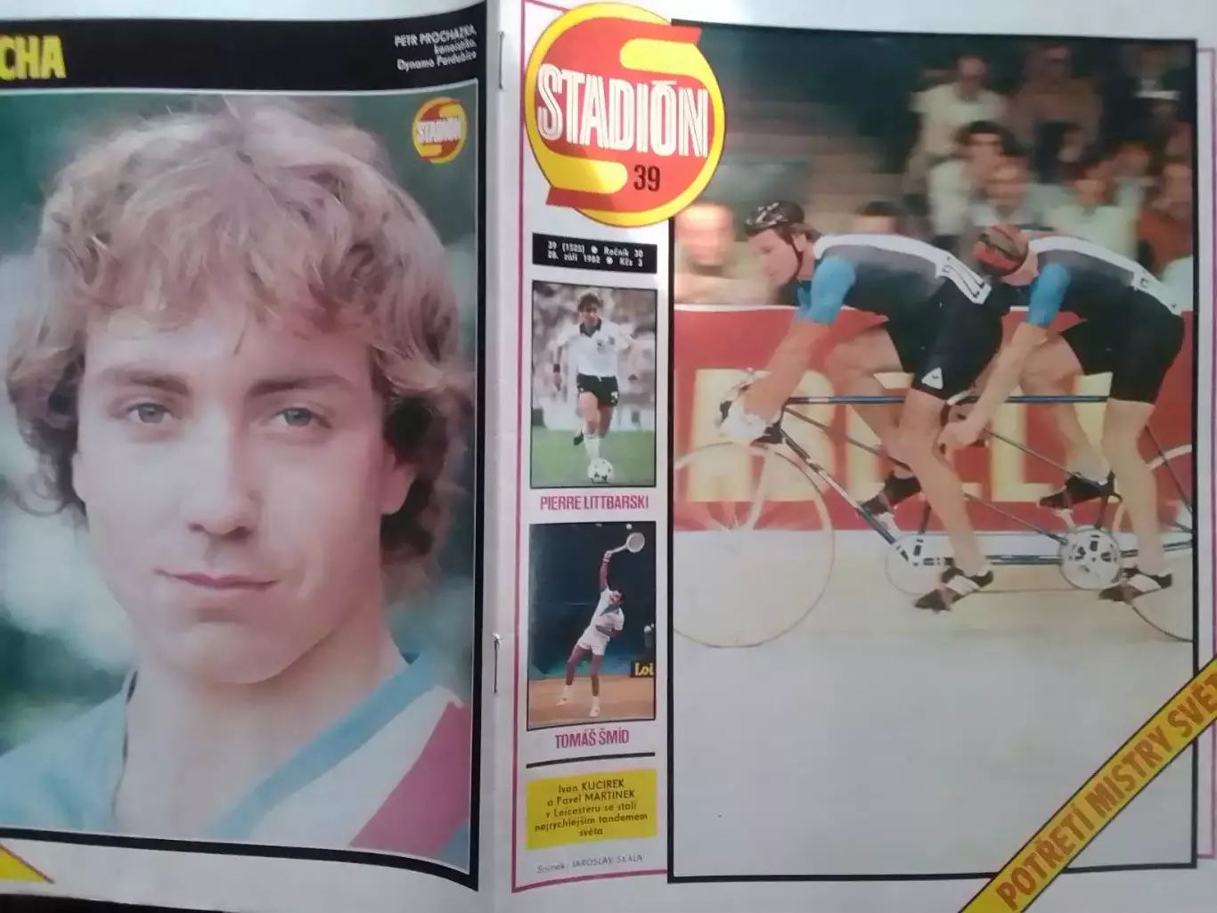 Stadion (Стадион).№ 39 (1525) 1982 (Чех.) Футбол-LITTBARSKI!. Оптом скидки 30%