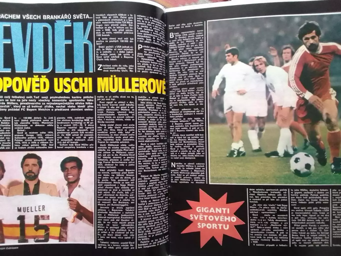 Stadion (Стадион).№ 7.1980.(Чех.) Футбол- Герд МЮЛЛЕР Раритет. Оптом скидки 30%! 2