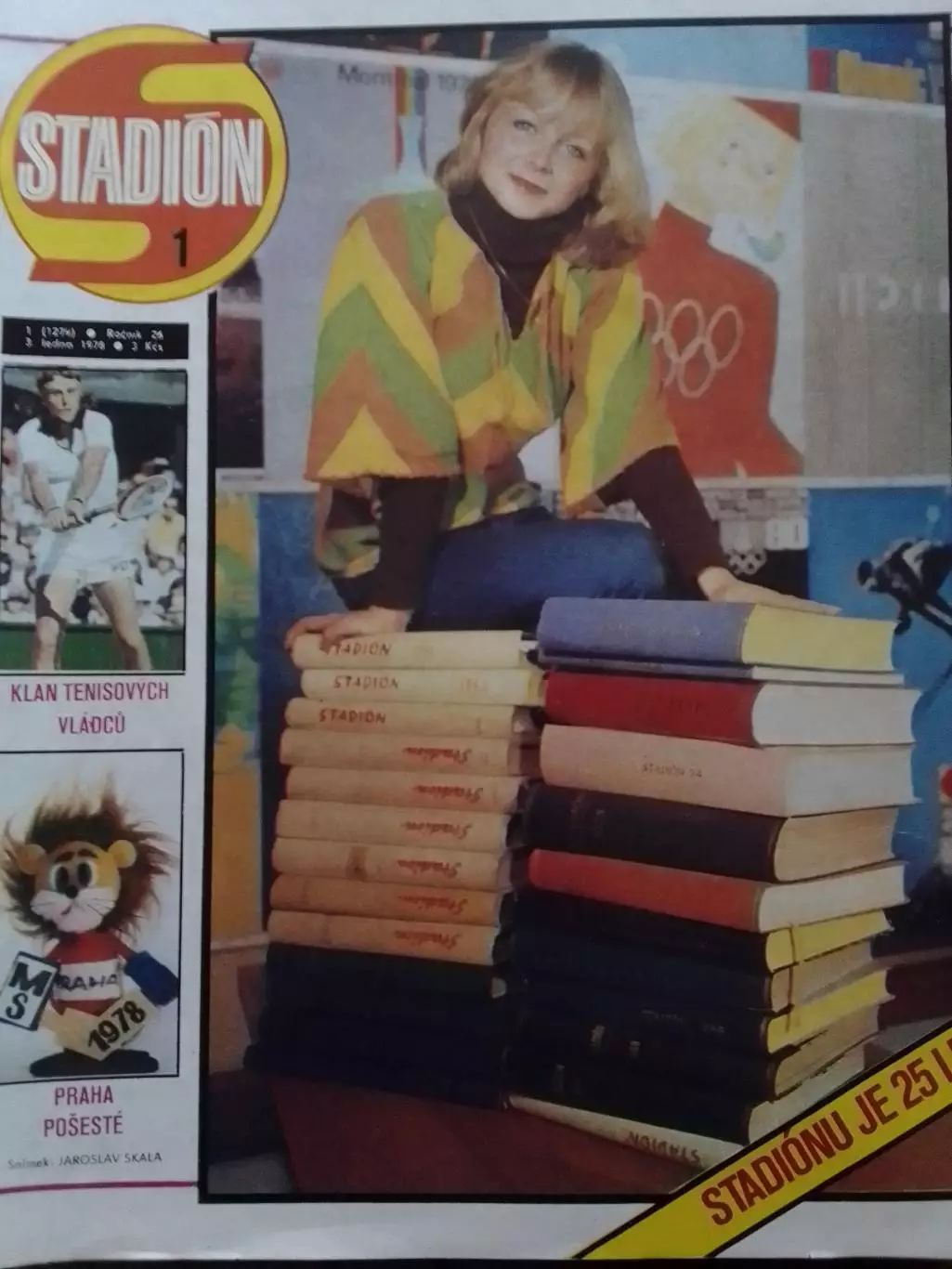 Stadion (Стадион).№1 1978 (Чех.) Хоккей ЧМ- Прага в 6-й раз. Оптом скидки до 30%