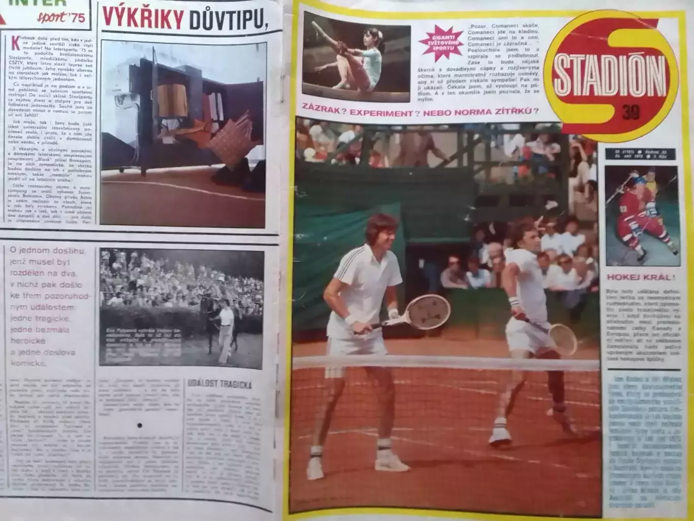 Stadion (Стадион).№ 39.1975 (1153).(Чех.) Футбол хокей. Оптом скидки до 30%!