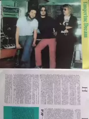 фанам TANGERINE DREAM - постер 2 стр. из журн. Ровесник 1989. Оптом скидки 30%!