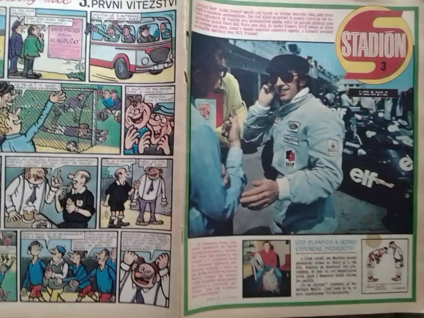 Stadion (Стадион).№ 3.1974.(Чех.) Футбол-. Хоккей-Известия. Оптом скидки до 30%!