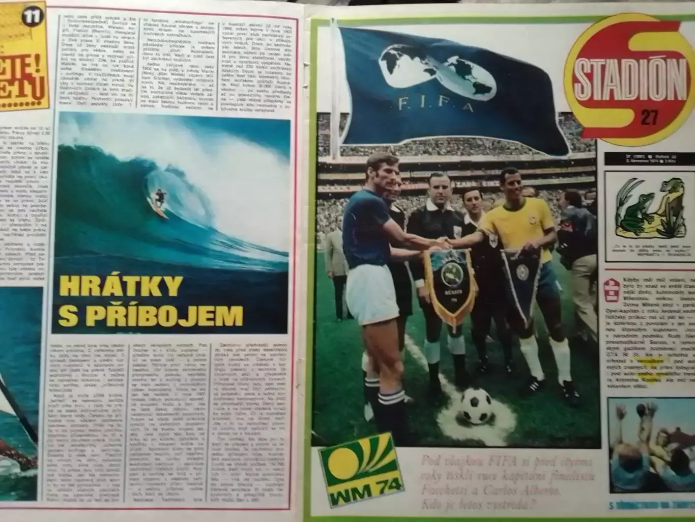 Stadion (Стадион).№ 27.1974. Футбол - 10-й ЧМ ПО ФУТБОЛУ. Оптом скидки до 30%!