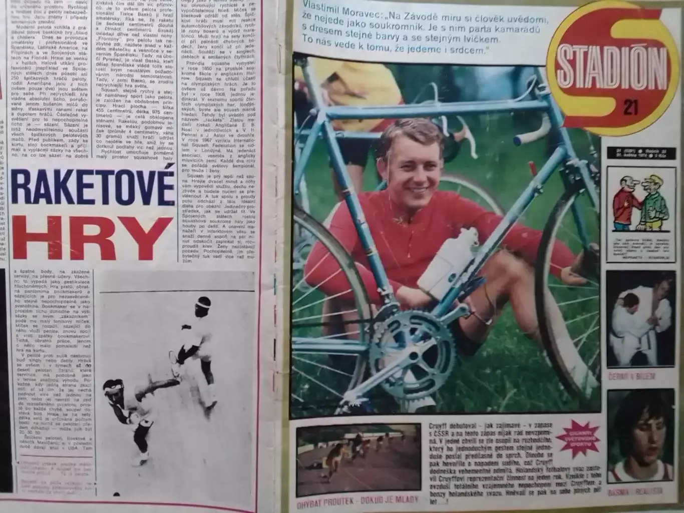 Stadion (Стадион).№ 21.1974 (1091).(Чех.) Johan CRUYFF. Оптом скидки до 30%!