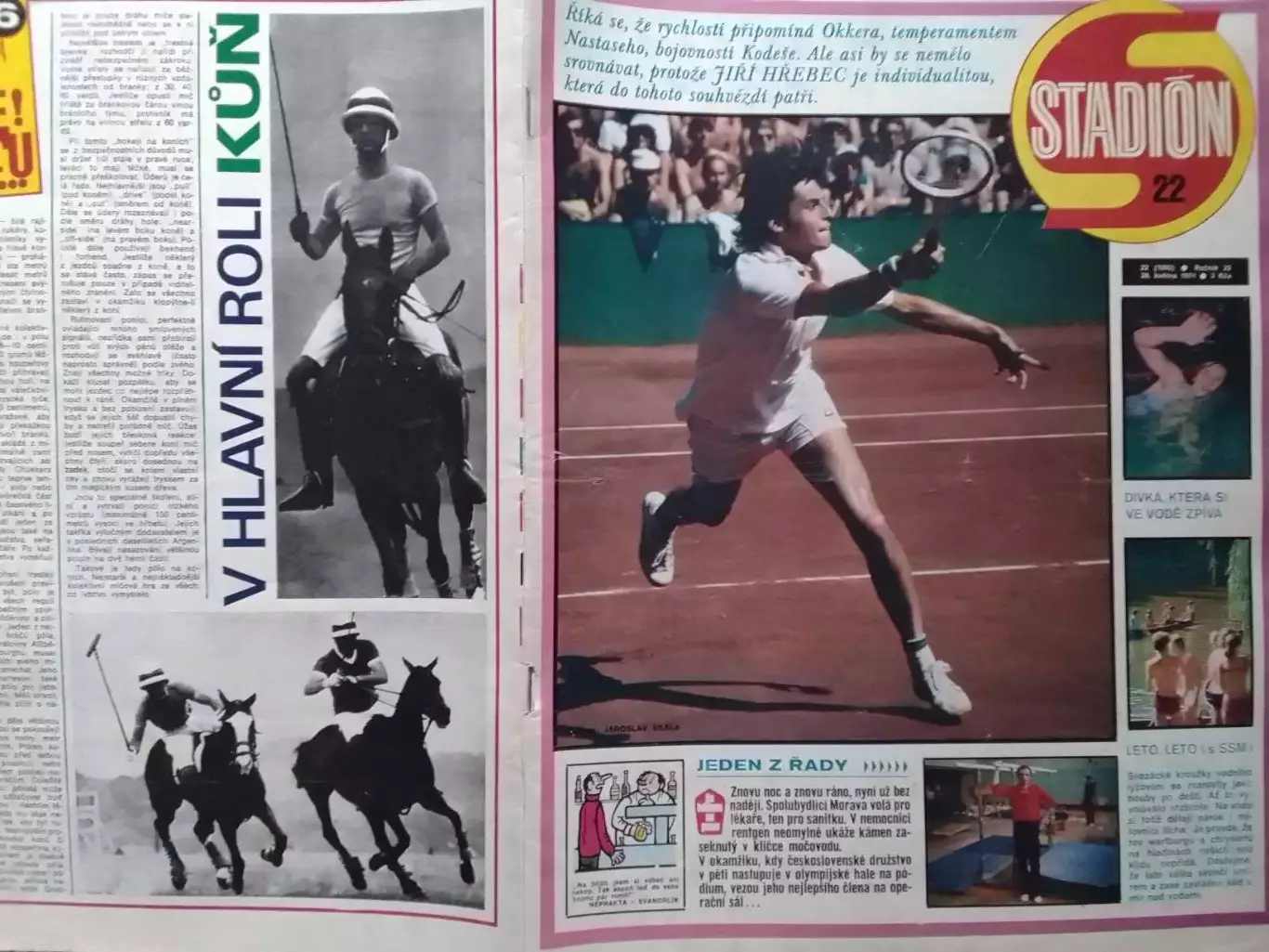 Stadion (Стадион).№ 22.1974.(Чех.) FOOTBAL.Конный спорт. Оптом скидки до 30%!