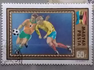 марка Венгрии 1972 №.2775. Чемпионат ЕВРОПЬІ. 60f. Оптом скидки до 47%