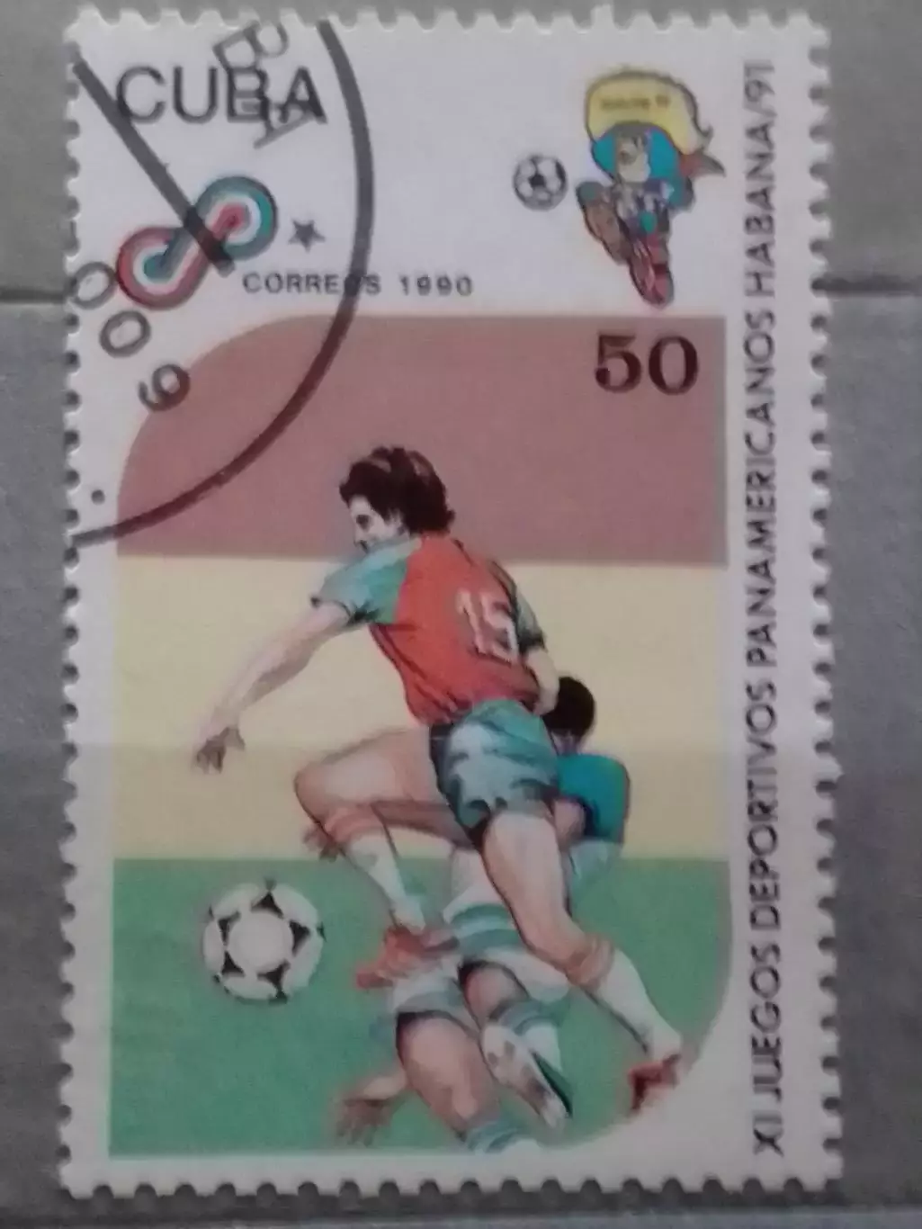 Куба.1991. №3468. Гавана. Панамо-Американские Игрьі.(гашеная) Оптом скидки 47%