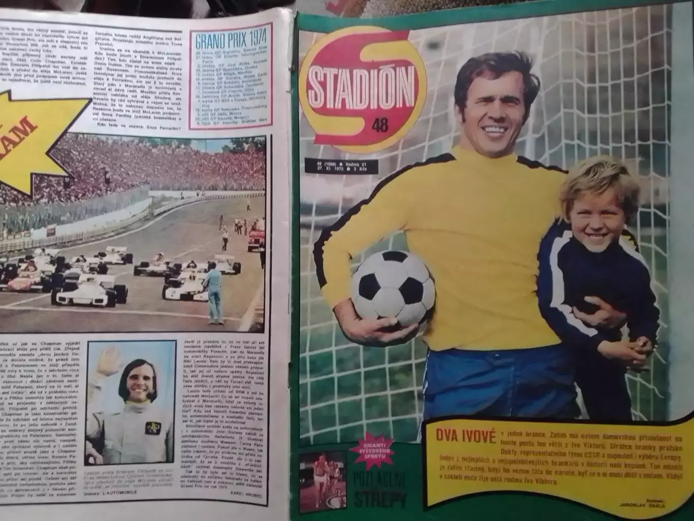 Stadion (Стадион).№ 48 (1066) 1973 (Чех.) Футбол-В.Коньков. Оптом cкидки до 30%