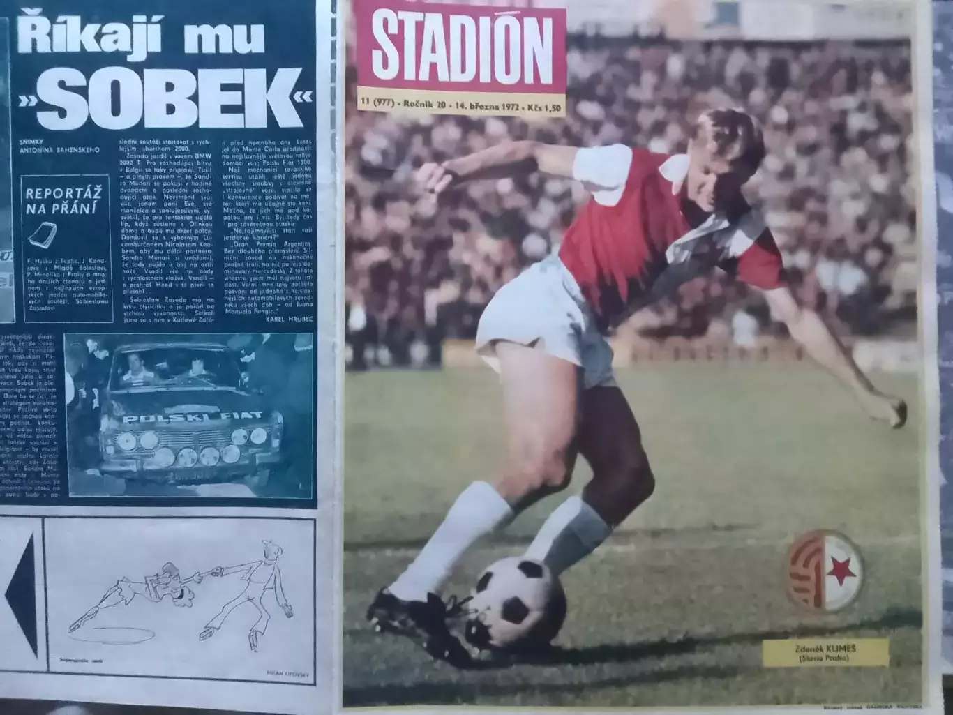 Stadion (Стадион).№ 11 (977) 1972 (Чех.) Футбол, Хоккей. Оптом cкидки до 30%!