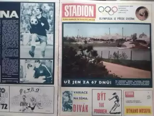 Stadion (Стадион).№ 25 (991) 1972 (Чех.) Футбол- Е. РУДАКОВ . Оптом cкидки 30%!