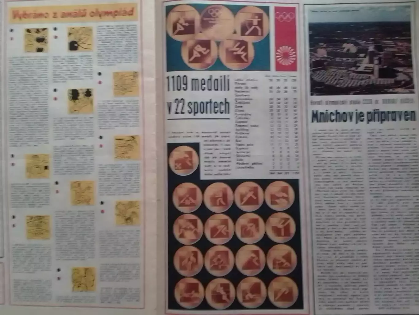 Stadion (Стадион).№ 34 (1000) 1972 (Чех.) ОИ в МЮНХЕНЕ. Оптом cкидки до 30%! 2