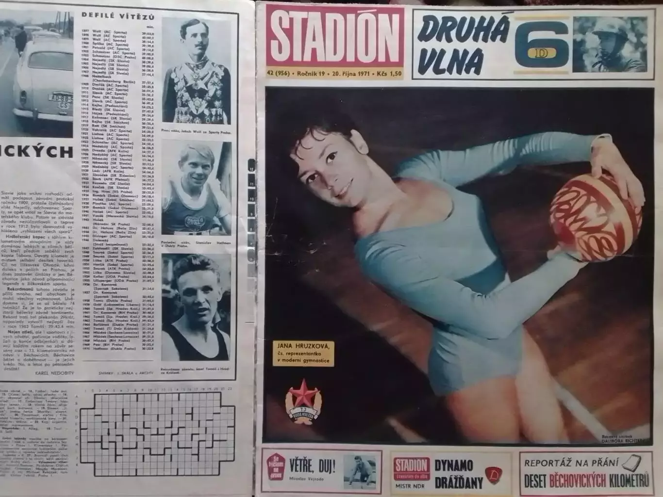 Stadion (Стадион).№ 42 (956) 1971 (Чех.) -Футбол, хоккей. Оптом cкидки до 30%!