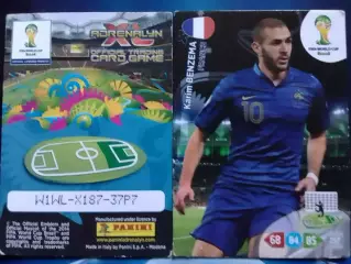 Карточка Karim BENZEMA. БЕНЗЕМА. Франция, ЧМ- 2014. Оптом скидки до 30%!