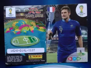 Карточка Oliver GIROUD. Оливер ЖИРУ. Франция, ЧМ- 2014. Оптом скидки до 30%!