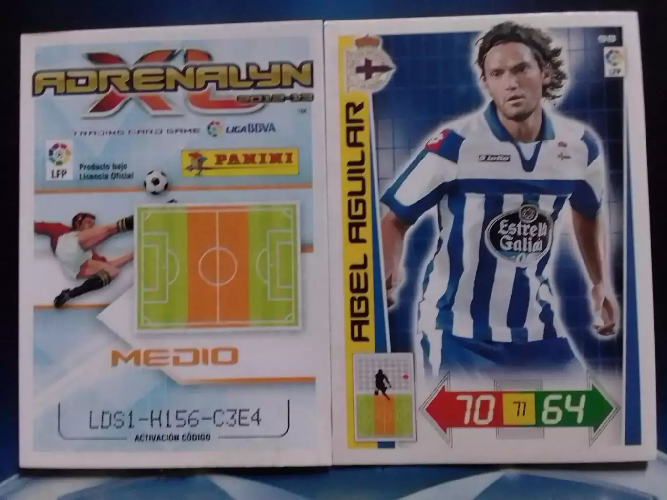 Карточка АГУИЛАР, Abel AGUILAR / ДЕПОРТИВО Испания. 2012-13. Оптом скидки 30%