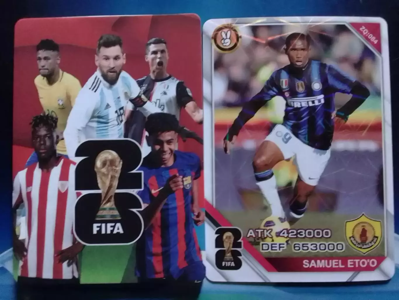 Карточка ЧМ ЧС 2026- Samuel ETOO. Самуель ЕТО. Интер, Оптом скидки 30%