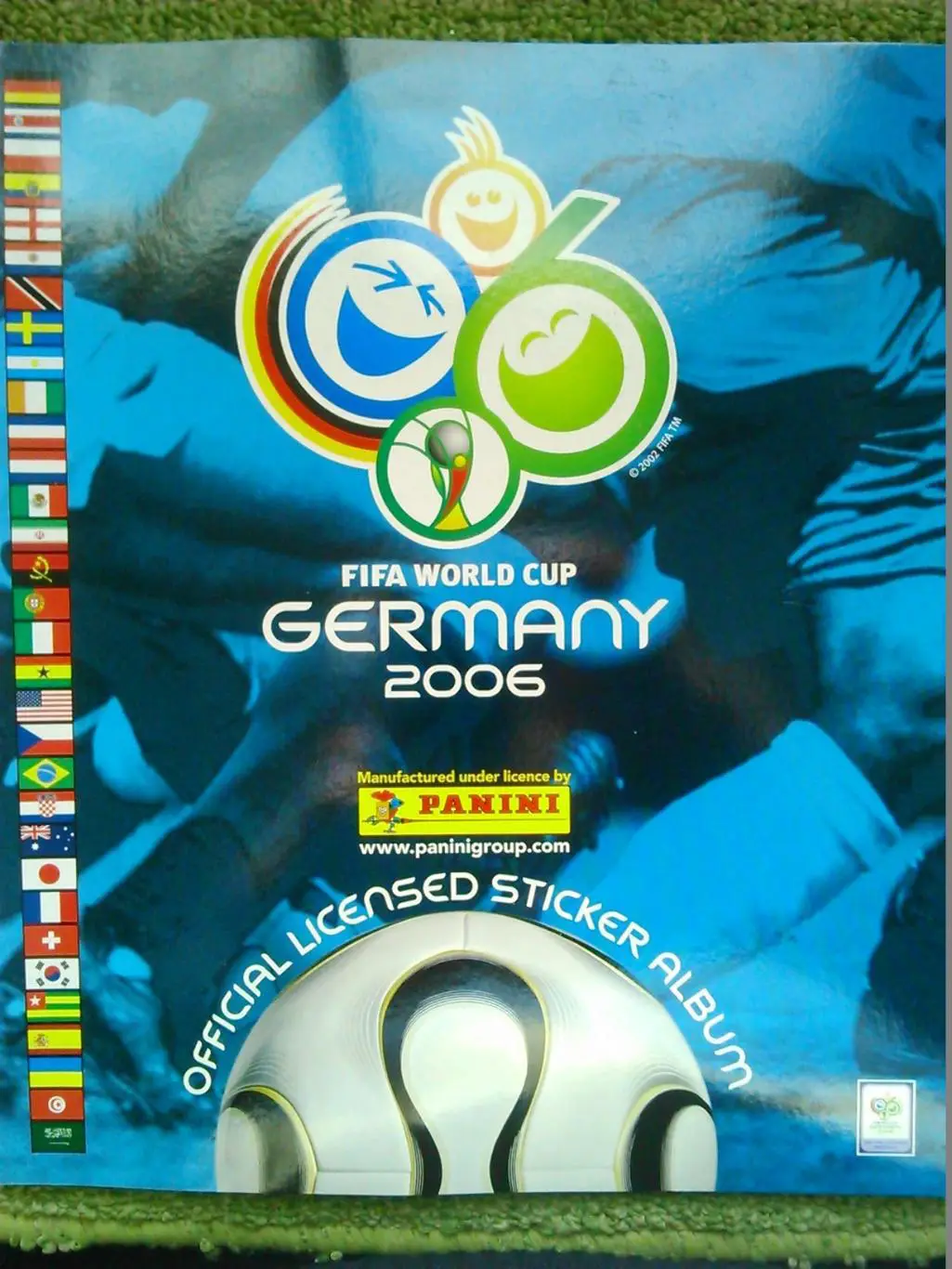 Альбом для наклеек ЧЕМПИОНАТ МИРА GERMANY 2006 + 20 наклеек. Оптом скидки до 30% 1