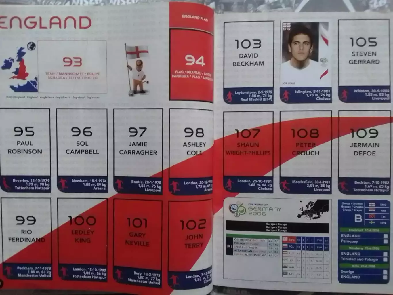 Альбом для наклеек ЧЕМПИОНАТ МИРА GERMANY 2006 + 20 наклеек. Оптом скидки до 30% 2