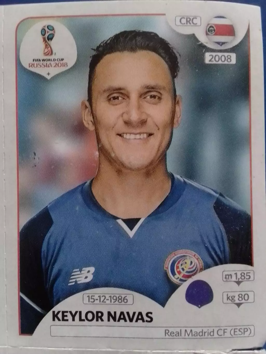 Паннини. Keylor NAVAS. Коста-Ріка, РЕАЛ Мд. ЧМ 2018 накл № 382. Оптом скидки 30%