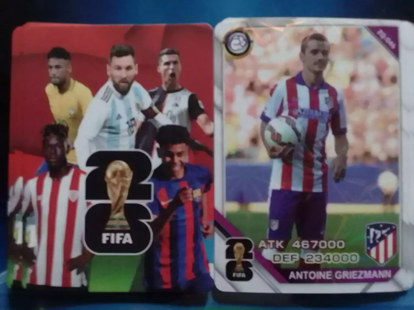 Карточка ЧМ ЧС 2026- Antoine GRIEZMANN. Антуан ГРИЗМАНН. Оптом скидки 30%!