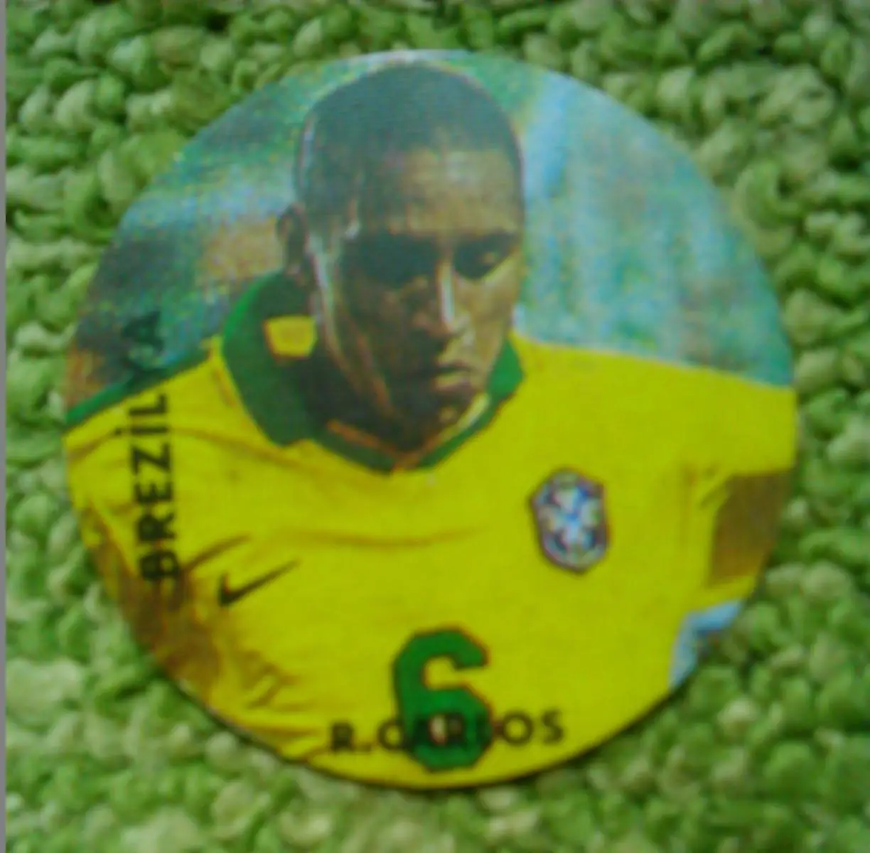жетон R.CARLOS/ Роберто КАРЛОС/ Бразилія. FIFA WORLD CUP 2002. Оптом скидки 30%!