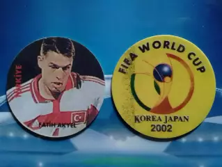 жетон Fatih AKYEL. Фатих АКИЕЛ. Турция. FIFA WORLD CUP 2002. Оптом скидки 30%!