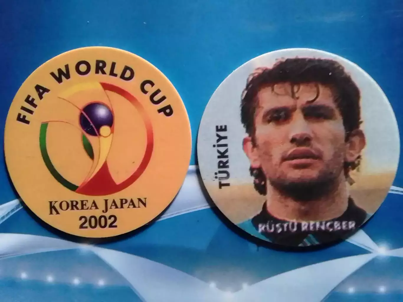 жетон Rustu DENGBER. Рюсту ДЕНГБЕР. Турция. FIFA WORLD CUP 2002 Оптом скидки 30%