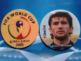 жетон Rustu DENGBER. Рюсту ДЕНГБЕР. Турция. FIFA WORLD CUP 2002 Оптом скидки 30%