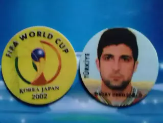 жетон O.DERELIOS. Онтей ДЕРАЙЛОШ Турция. FIFA WORLD CUP 2002 Оптом скидки 30%