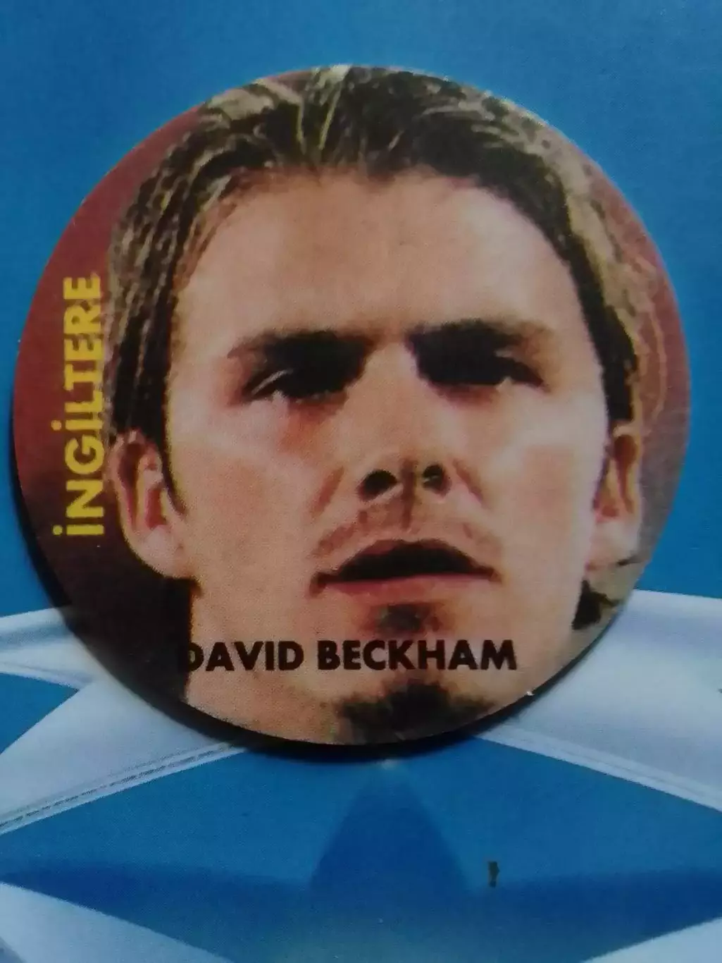 жетон David BECKHAM. Девид БЕКХЕМ Англия. FIFA WORLD CUP 2002 Оптом скидки 30%