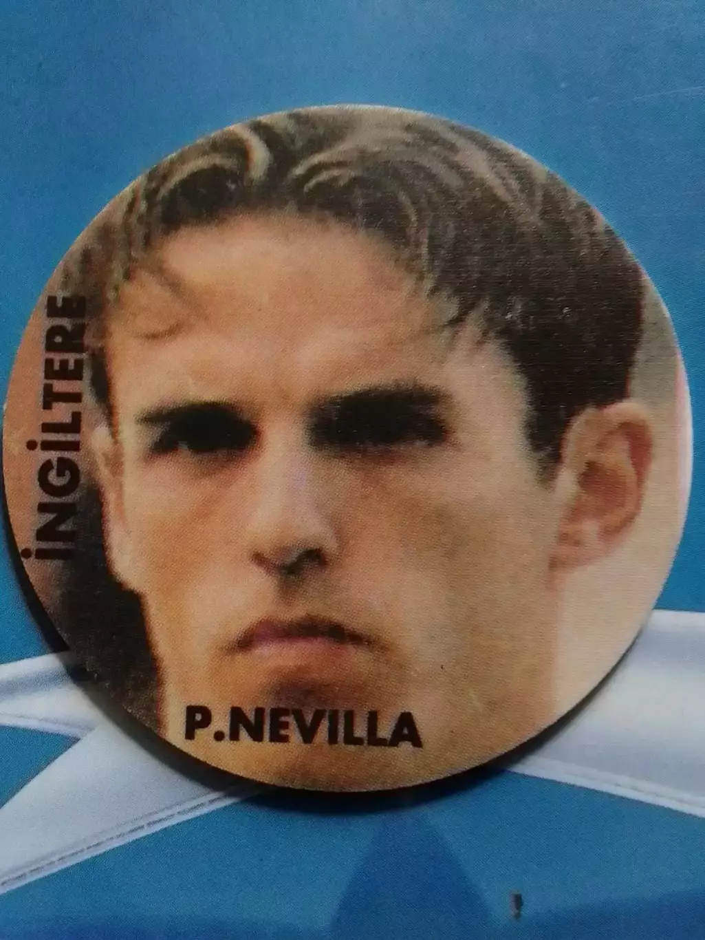 жетон P. NEVILLA. П. НЕВИЛ. Англия. FIFA WORLD CUP 2002 Оптом скидки 30%
